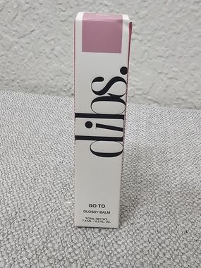 DIBS Beauty Go To Glossy Balm “Rock Candy” Pink Hydrating Lip Balm Gloss Vegan